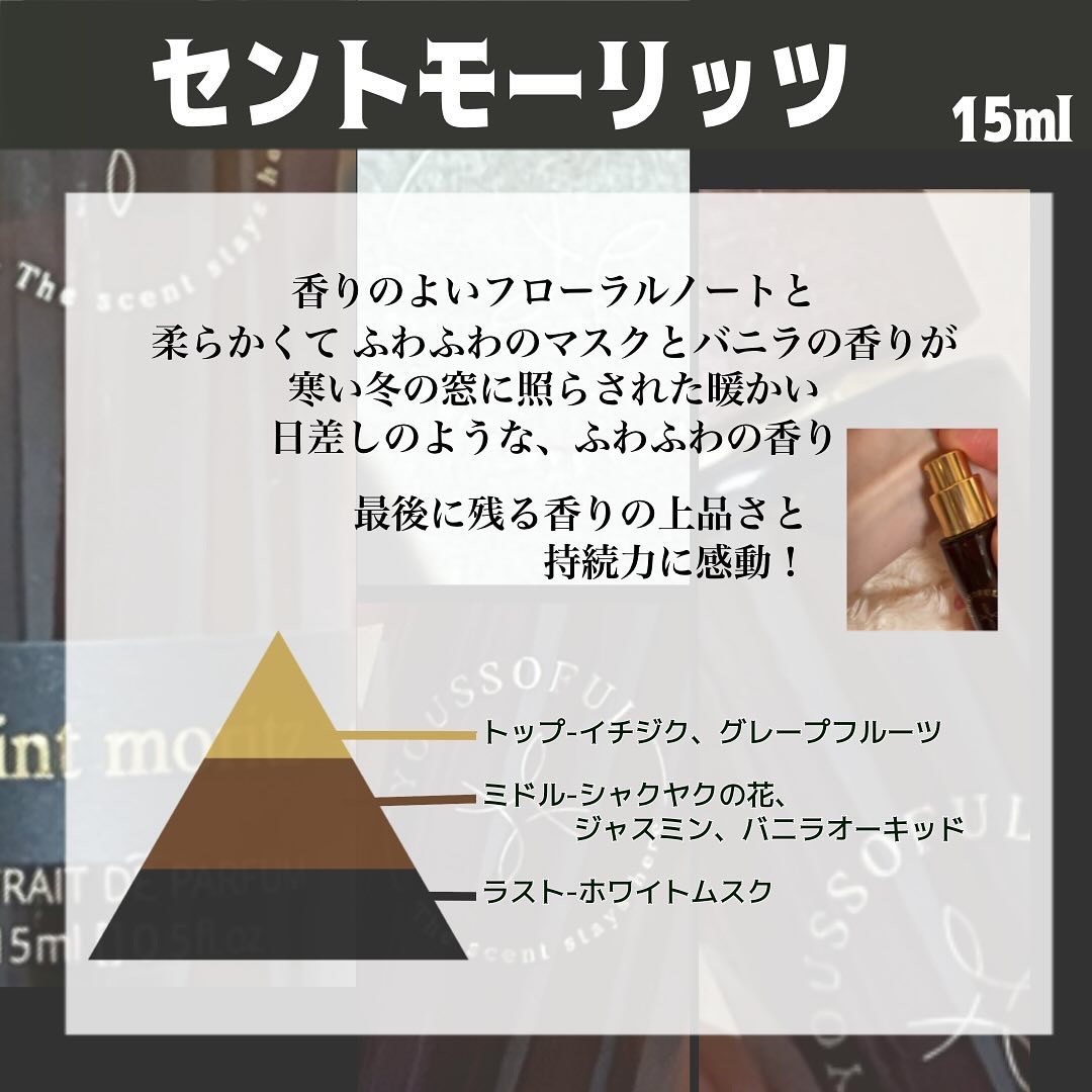 セントモーリッツ 15ml/Youssoful/香水(その他)を使ったクチコミ（2枚目）