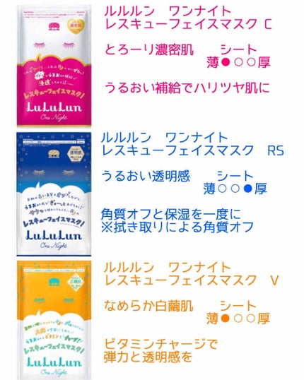 ルルルンワンナイト レスキュー保湿(旧品)/ルルルン/シートマスク・パックを使ったクチコミ(3枚目)