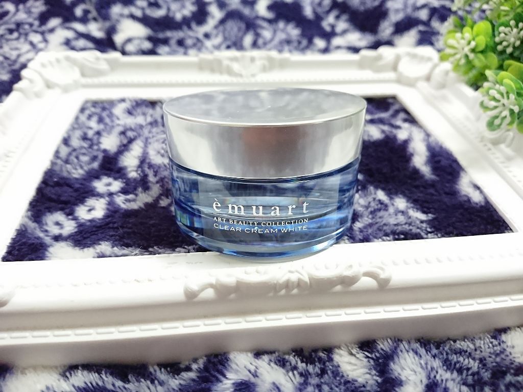 クリアクリーム（ホワイト）/emuart(エミュアール)/フェイスクリームを使ったクチコミ（1枚目）