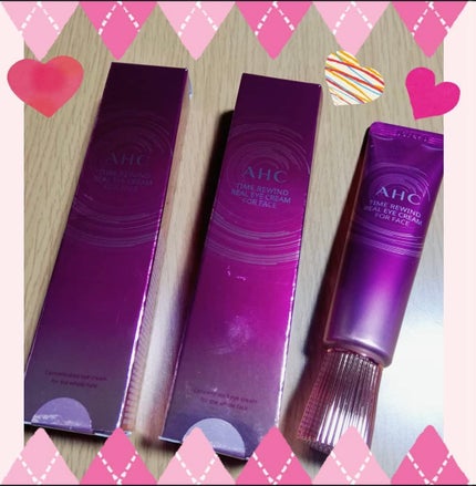 タイム リワインド リアル アイ クリーム フォー フェイス/AHC/フェイスクリームを使ったクチコミ(1枚目)