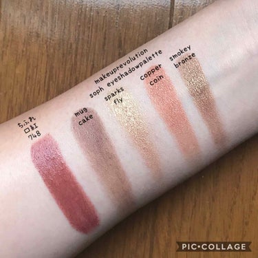 Revolution Soph Eyeshadow Palette/MAKEUP REVOLUTION/アイシャドウパレットを使ったクチコミ（3枚目）