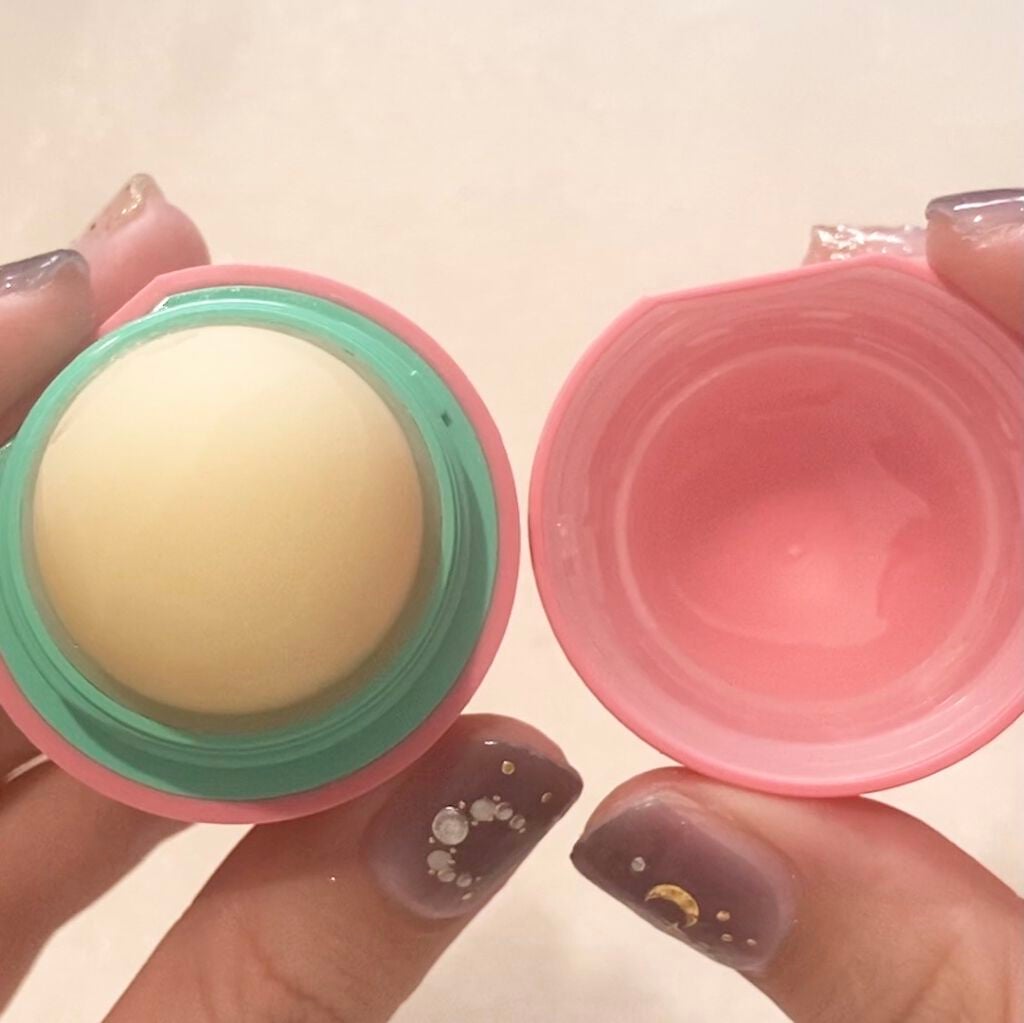 EOSオーガニックリップバーム ストロベリーシャーベット/EOS/リップバームを使ったクチコミ(2枚目)