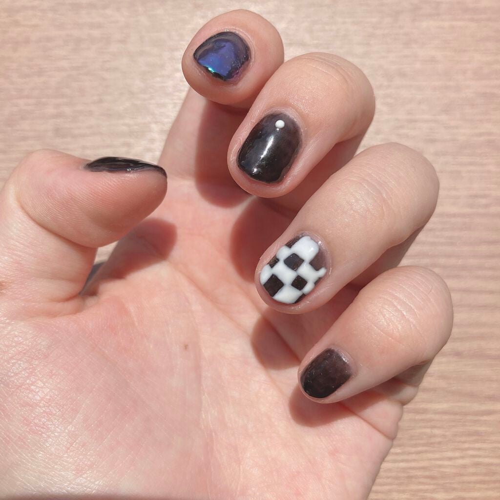 ジェルネイル(ライト対応)/セリア/ジェルネイルを使ったクチコミ(3枚目)