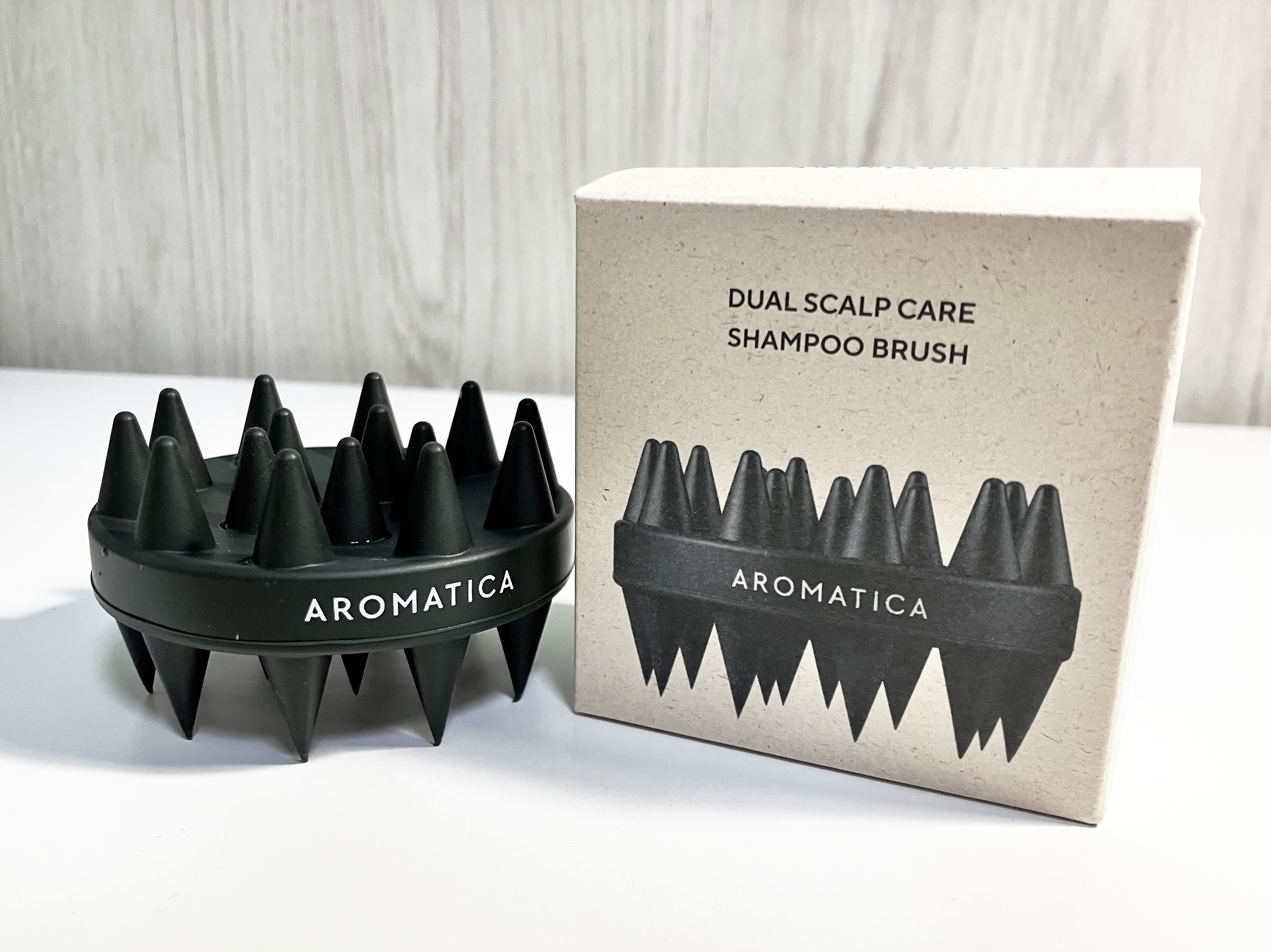 デュアルスカルプケアシャンプーブラシ/AROMATICA/スカルプブラシを使ったクチコミ（1枚目）
