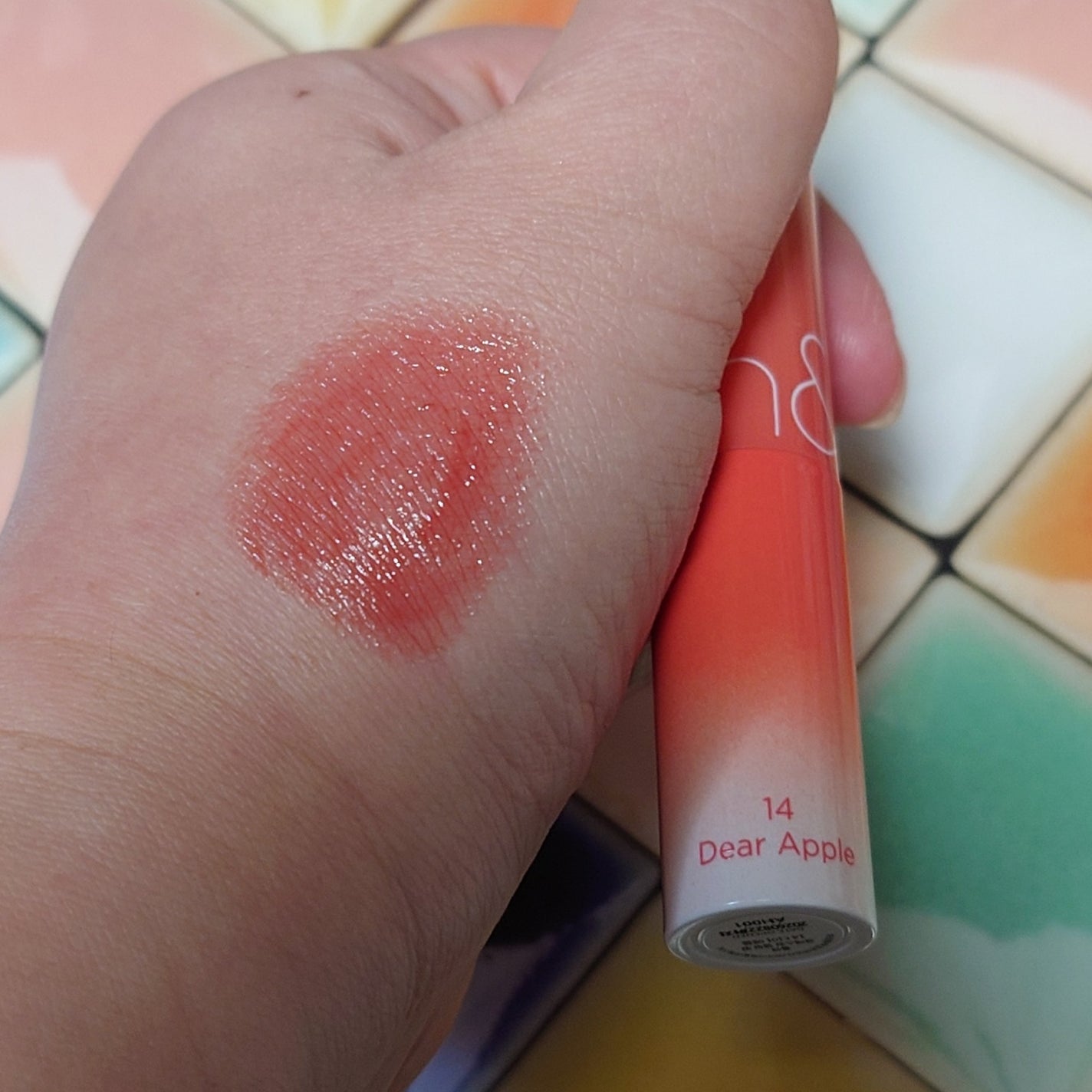 グラスティングメルティングバーム/rom&nd/リップバームを使ったクチコミ(1枚目)