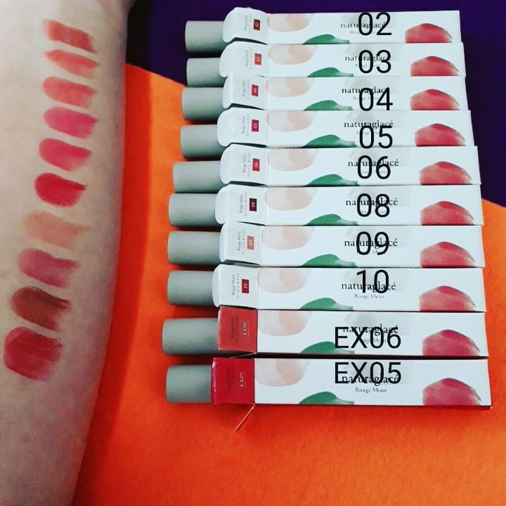 ルージュ モイスト/ナチュラグラッセ/口紅を使ったクチコミ(2枚目)