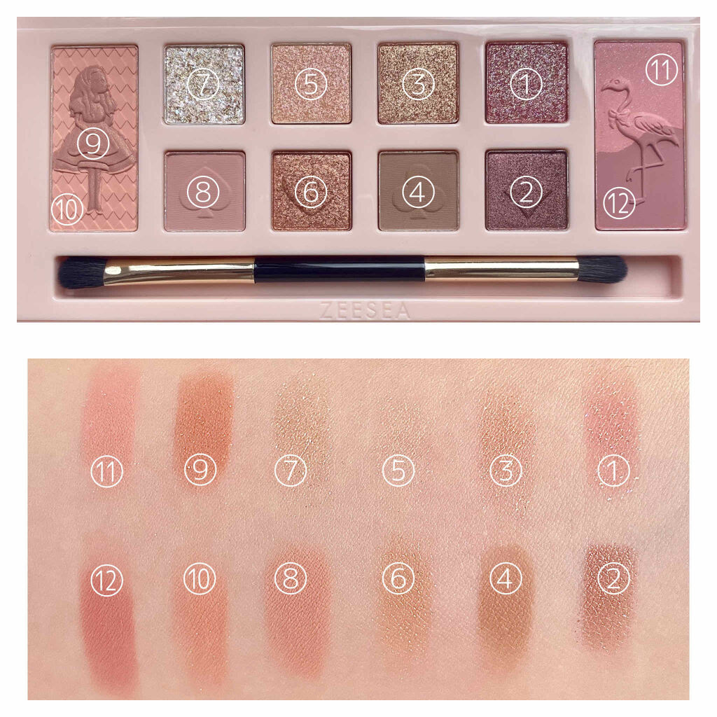 新色レビュー】アリスドリームランドシリーズ 12色アイシャドウ