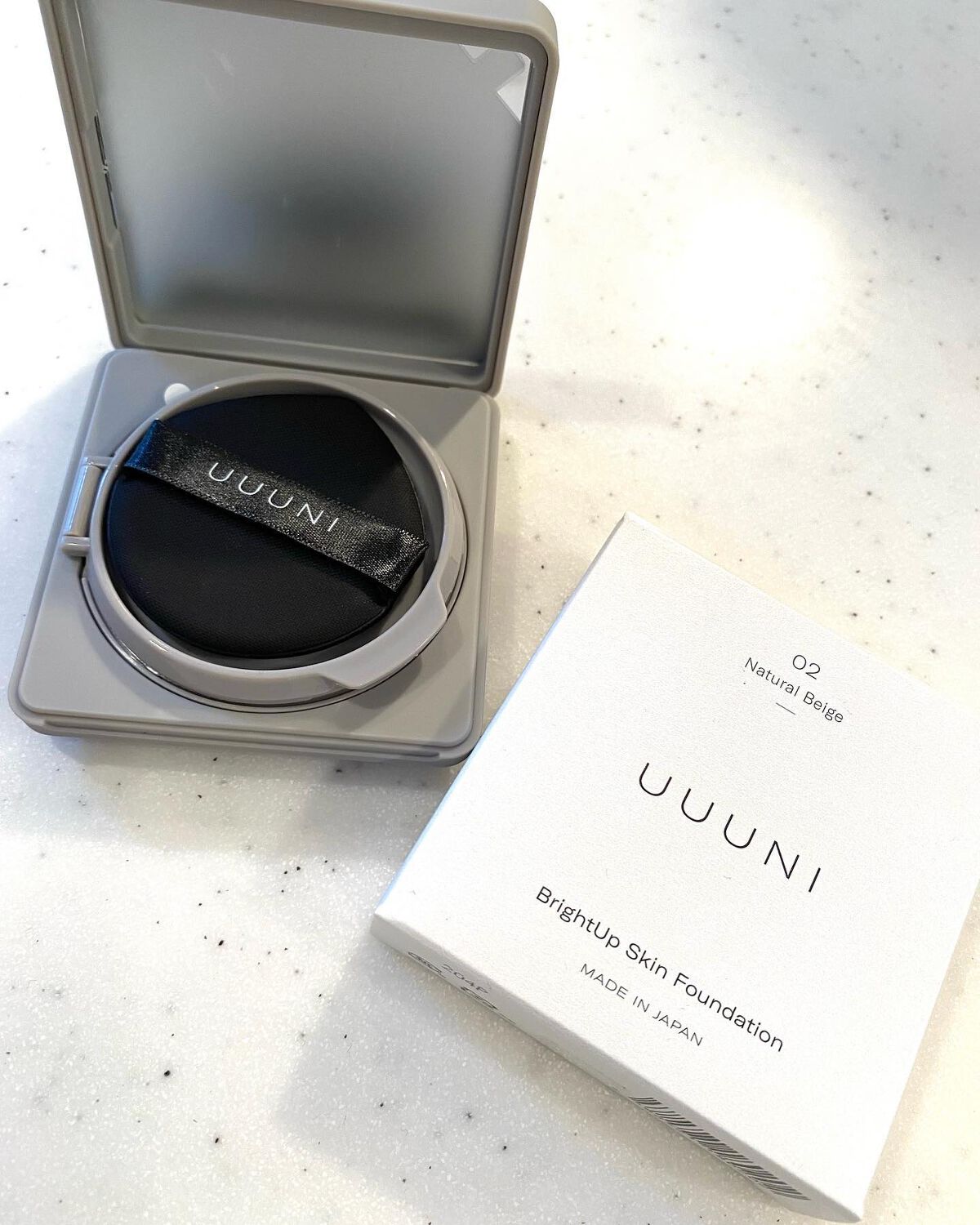 ブライトアップスキンファンデーション/UUUNI/クッションファンデーションを使ったクチコミ(2枚目)