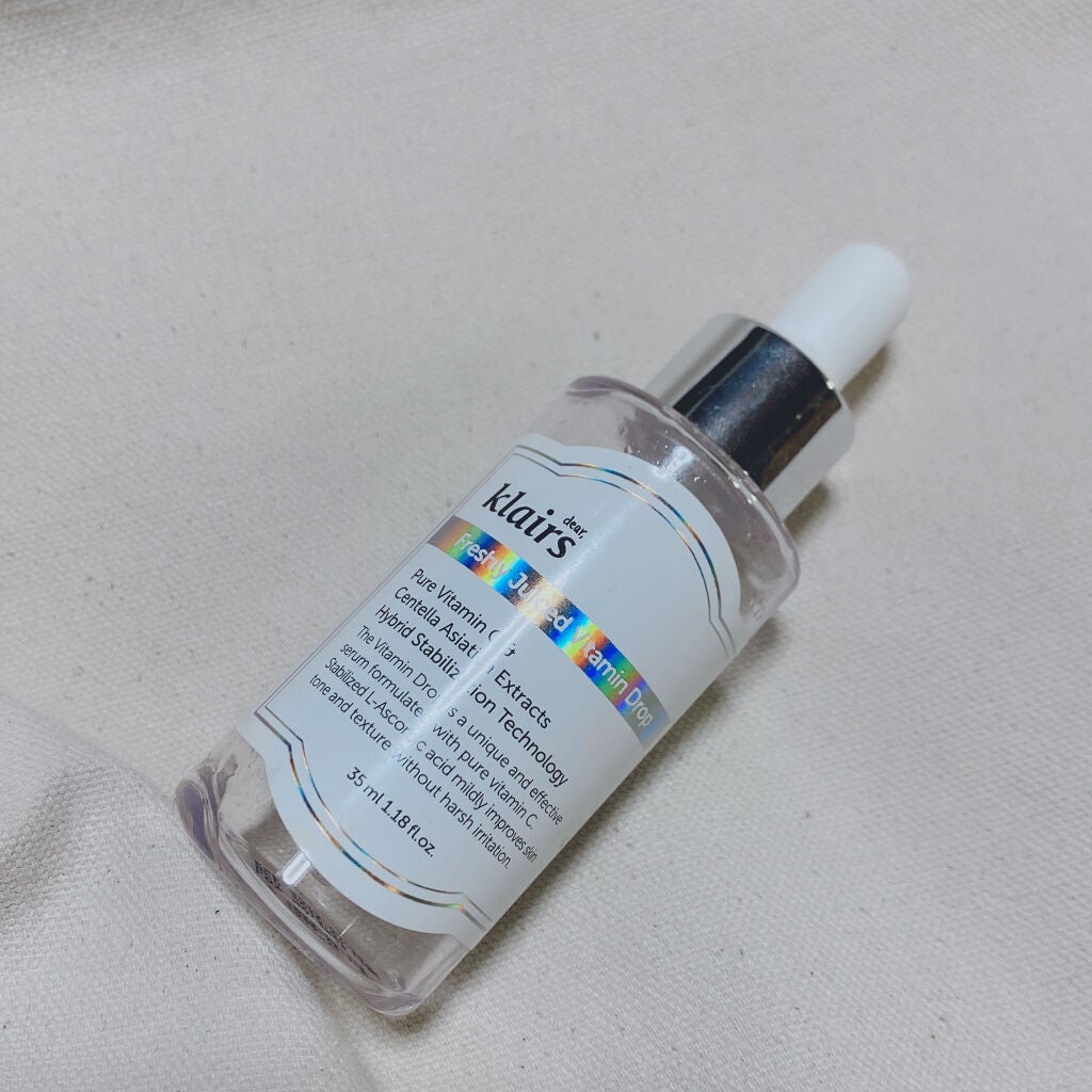 フレッシュリージュースドビタミンドロップ(35ml)/Klairs/美容液を使ったクチコミ(2枚目)