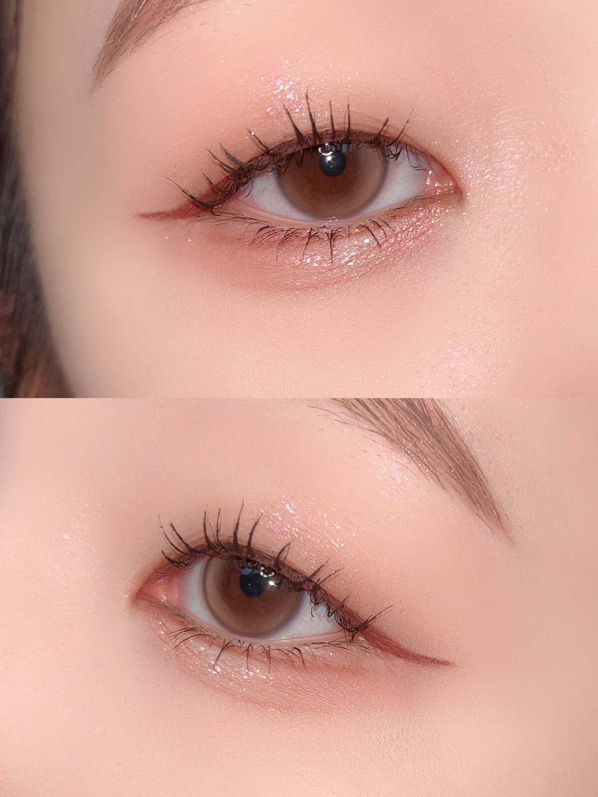 Dewy Kristin Monthly - ブラウン/Hapa kristin/カラーコンタクトレンズを使ったクチコミ(4枚目)