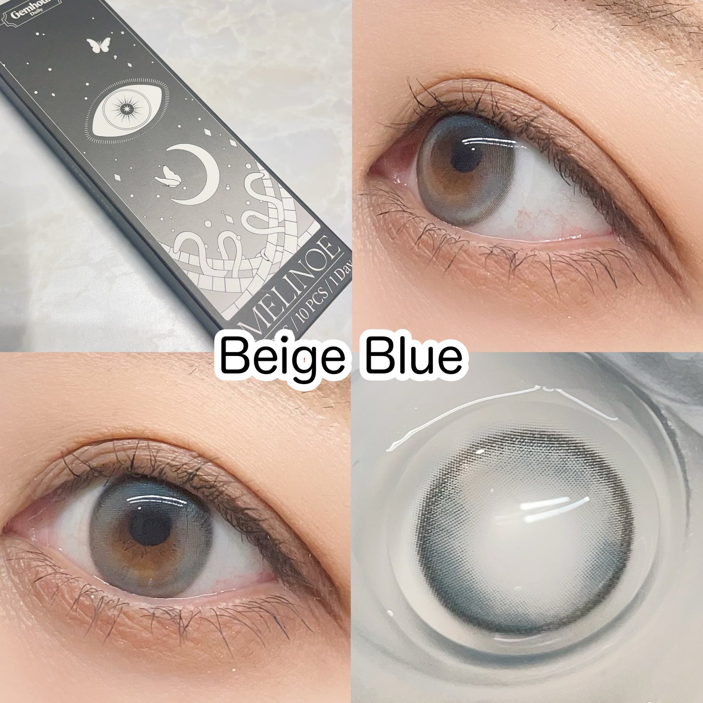 Melinoe 1Day/Gemhour lens/ワンデー(1DAY)カラコンを使ったクチコミ(4枚目)