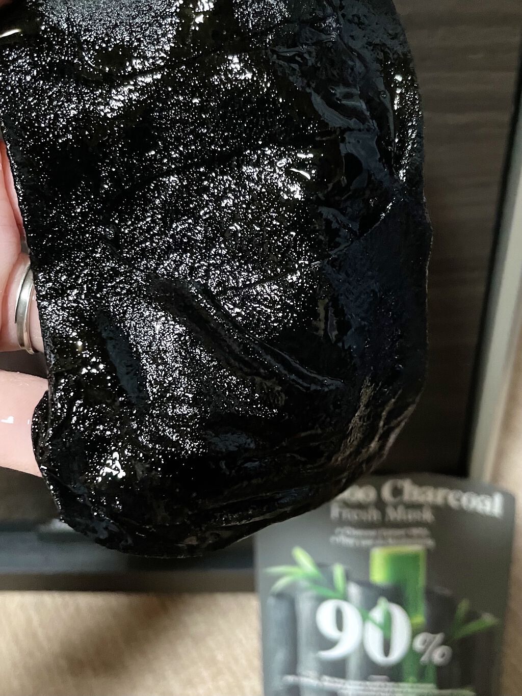 バンブーチャコール90％フレッシュマスク/BRING GREEN/シートマスク・パックを使ったクチコミ（2枚目）