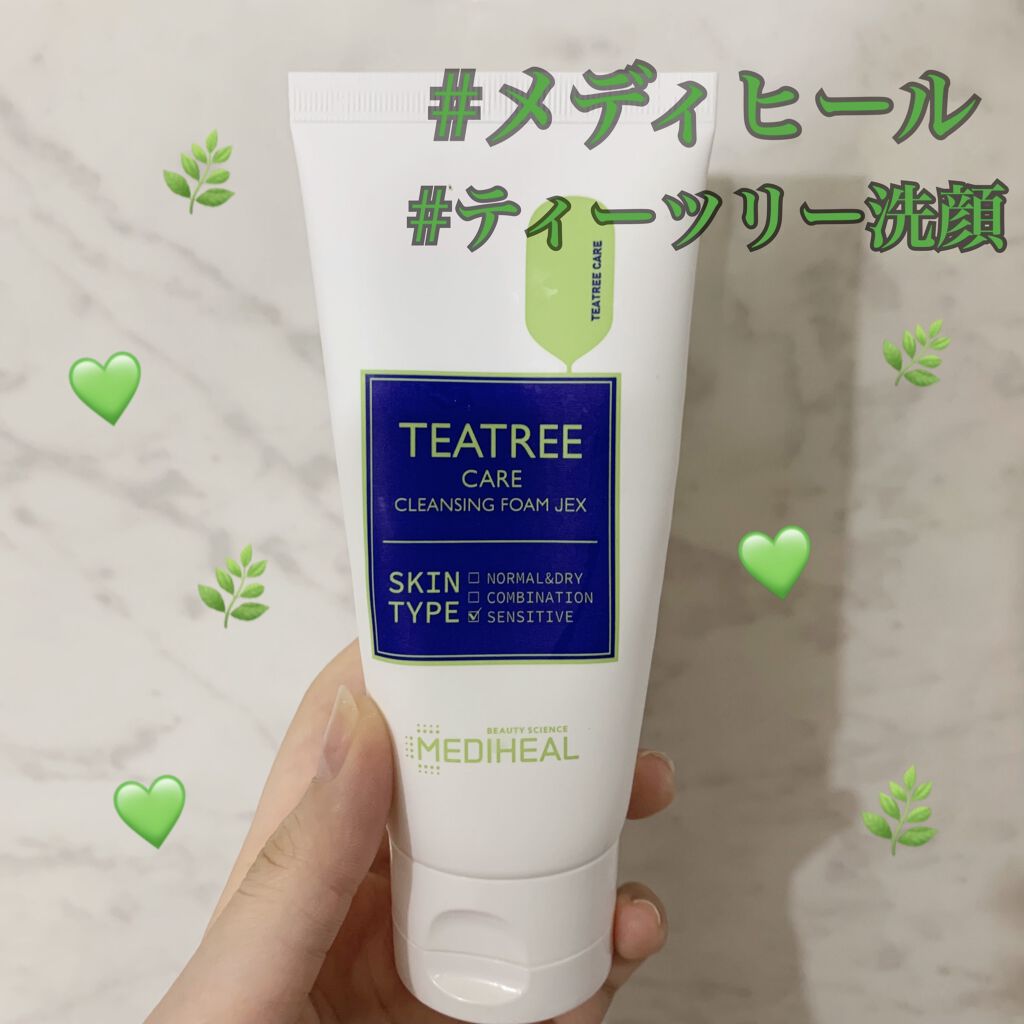 ティーツリーケア クレンジングフォーム JEX/MEDIHEAL/洗顔フォームを使ったクチコミ（1枚目）