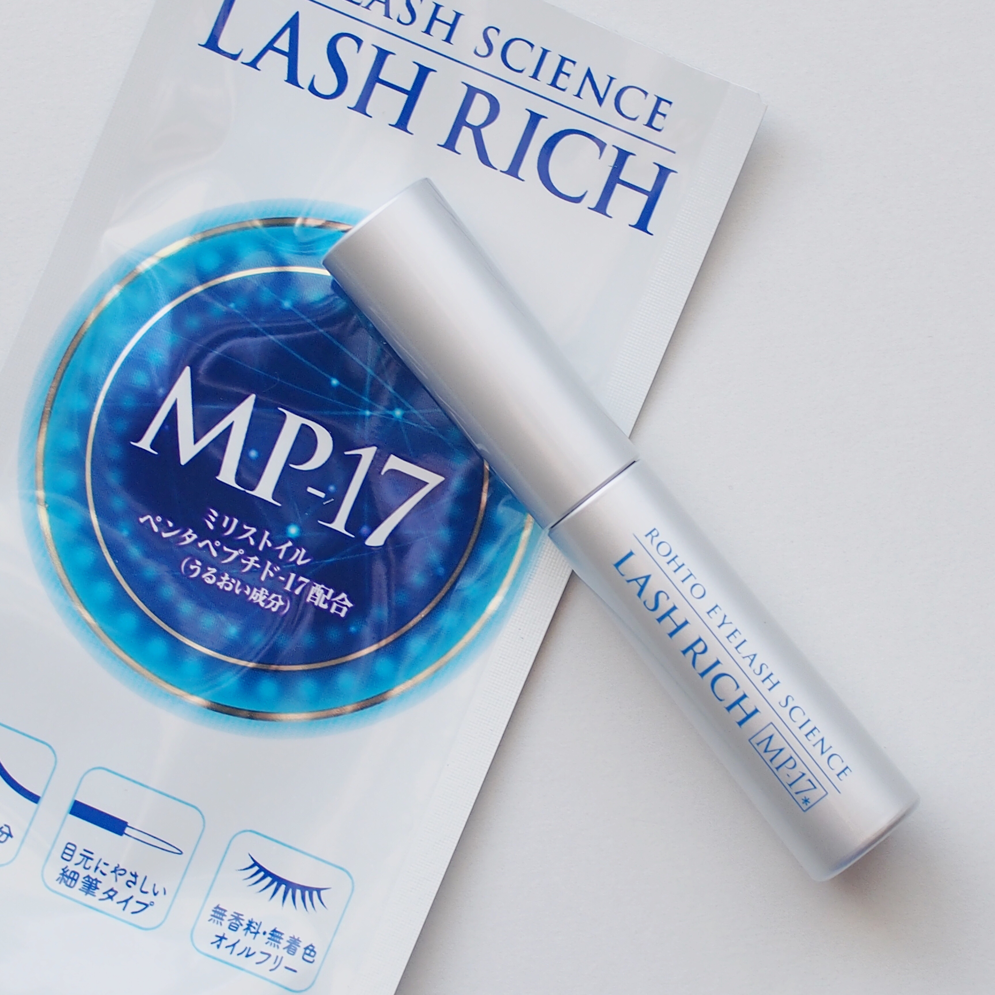 ラッシュリッチアイラッシュセラム/ロート製薬/まつげ美容液を使ったクチコミ（1枚目）