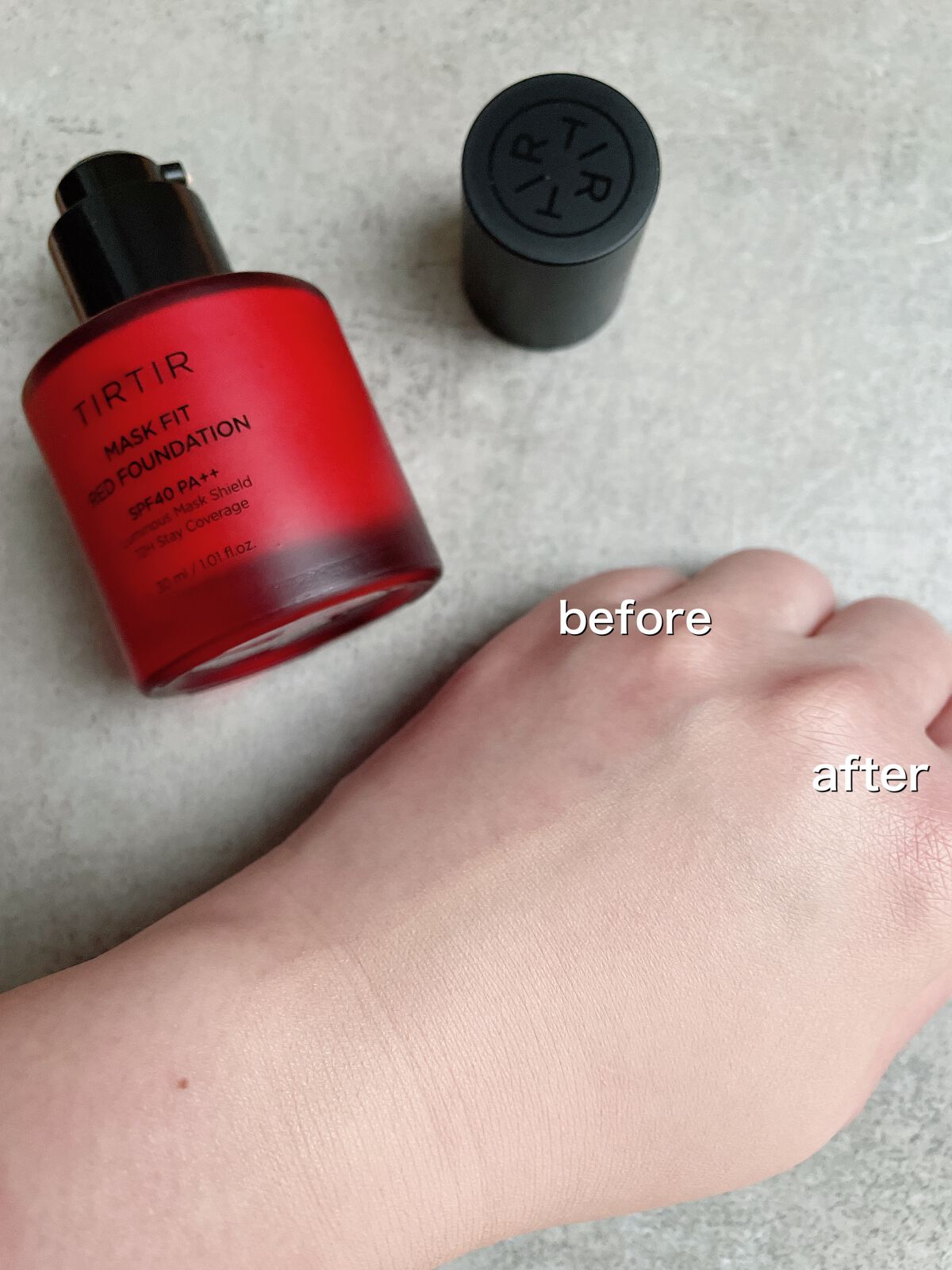 マスクフィットレッドファンデーション/TIRTIR(ティルティル)/リキッドファンデーションを使ったクチコミ(3枚目)