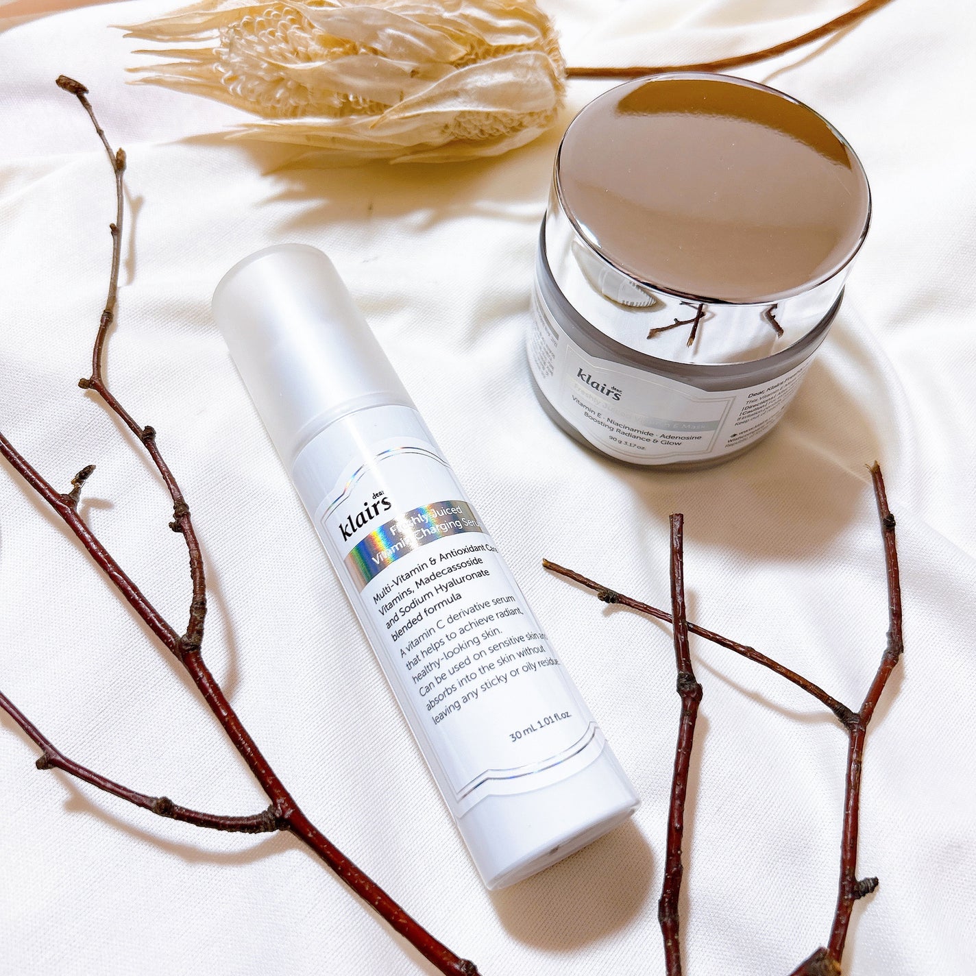 フレッシュリージュースドビタミンEマスク(90g)/Klairs/フェイスクリームを使ったクチコミ(2枚目)