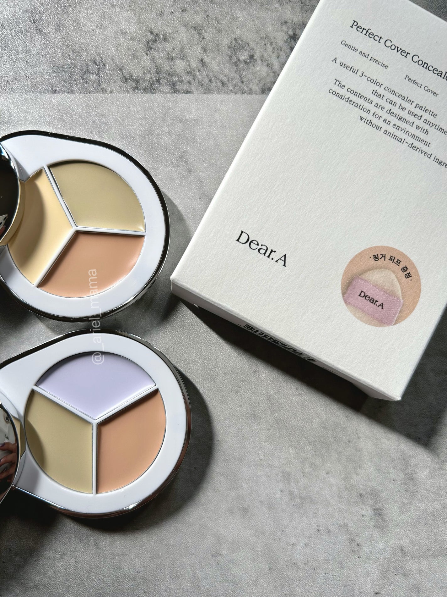 パーフェクトカバー コンシーラーパレット/Dear.A/パレットコンシーラーを使ったクチコミ(1枚目)