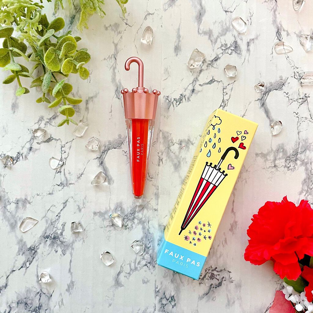 ウォーターアンブレラティント リップ/FAUX PAS PARIS/リップティントを使ったクチコミ(1枚目)