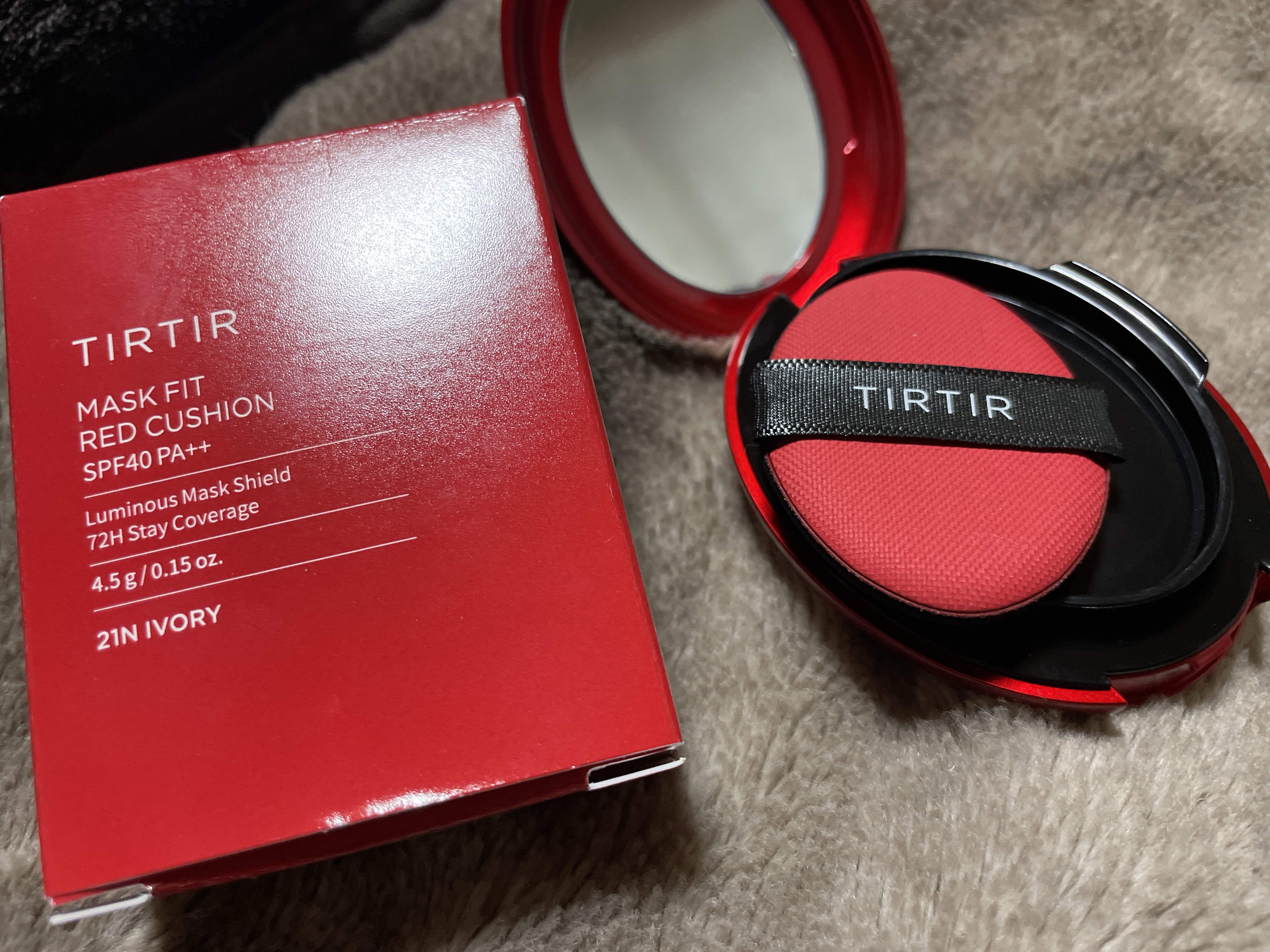 マスク フィット レッド クッション/TIRTIR(ティルティル)/クッションファンデーションを使ったクチコミ（2枚目）