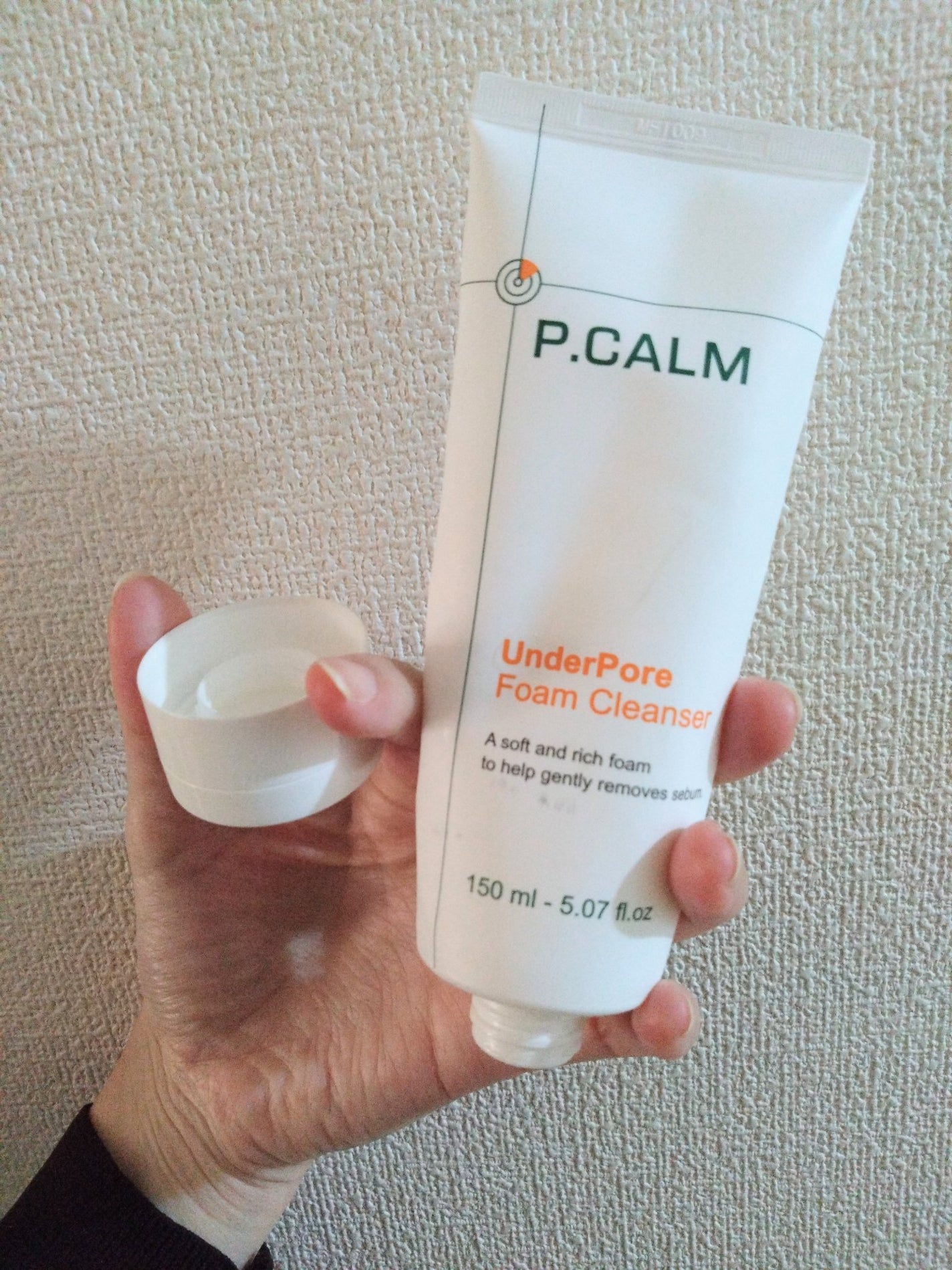 アンダーポアフォームクレンザー/P.CALM/洗顔フォームを使ったクチコミ(2枚目)