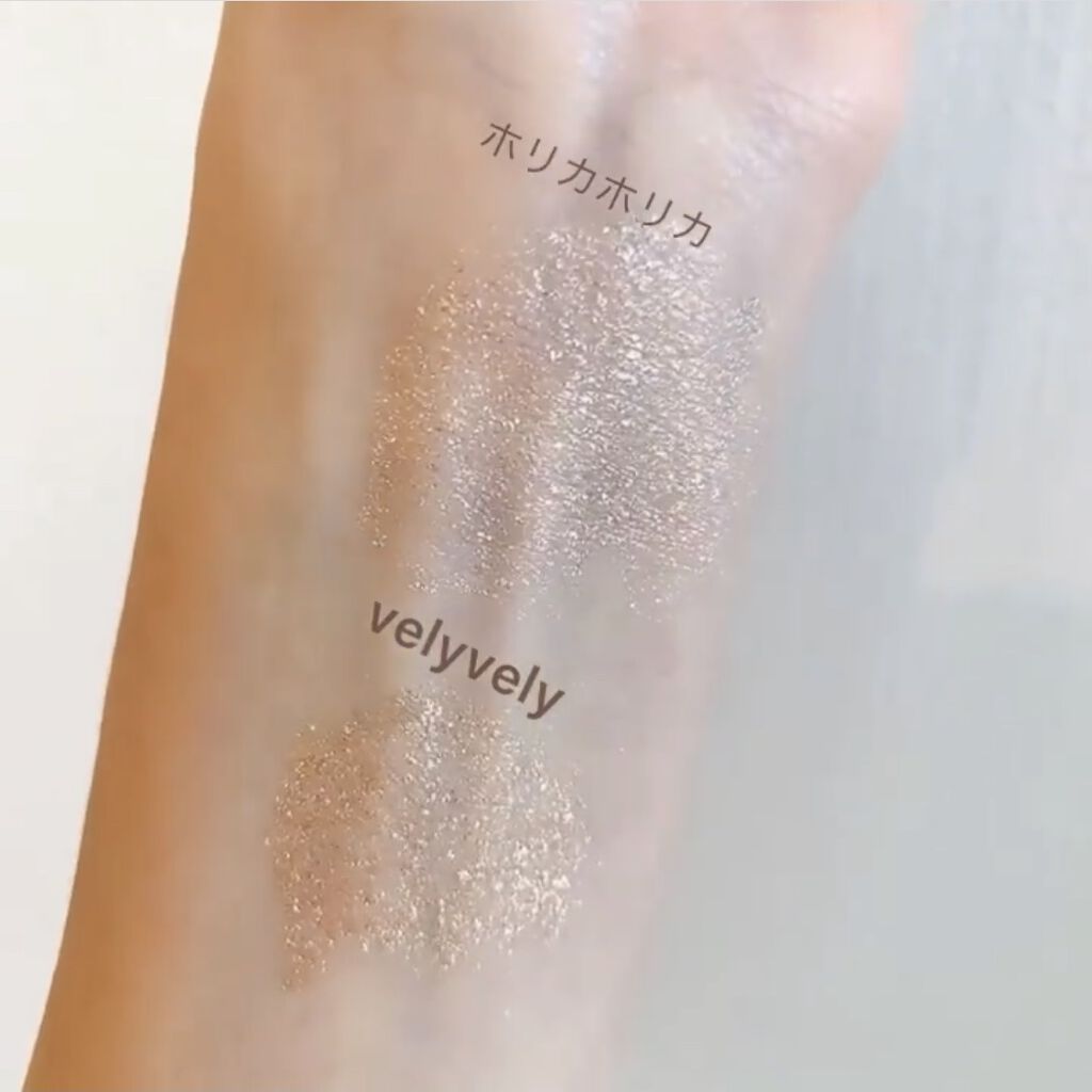 アイメタルグリッター/HOLIKA HOLIKA/グリッターを使ったクチコミ（3枚目）