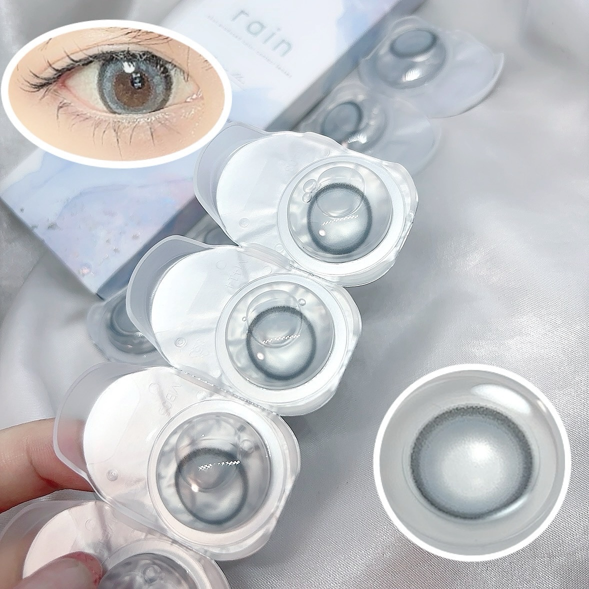 rain 1day/rain/ワンデー（１DAY）カラコンを使ったクチコミ（2枚目）