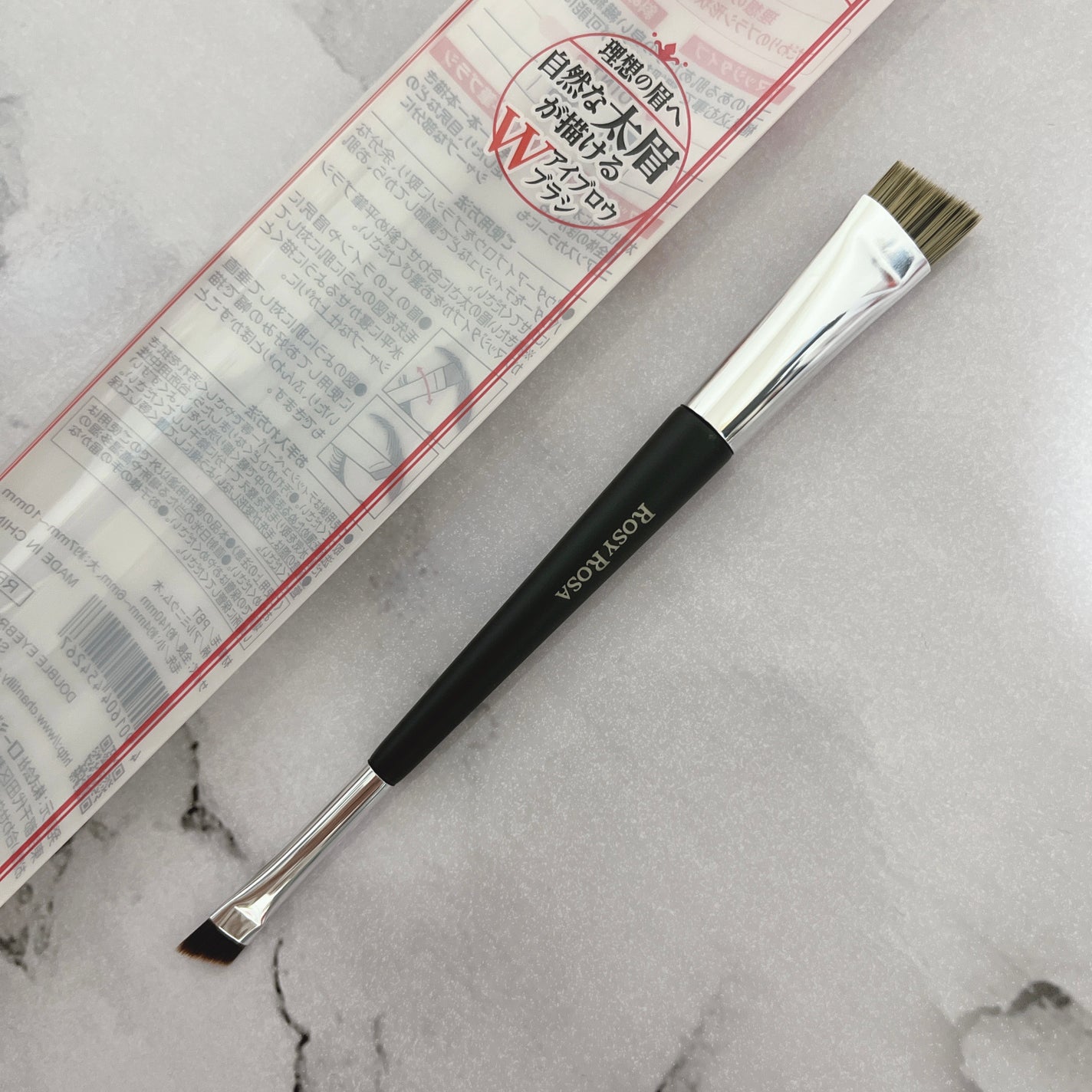 ダブルエンドアイブロウブラシ スマッジタイプ/ロージーローザ/メイクブラシを使ったクチコミ(1枚目)