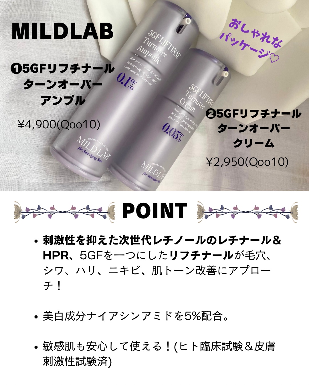 5GF リフティナル ターンオーバー 美容液/Mildlab/美容液を使ったクチコミ（2枚目）