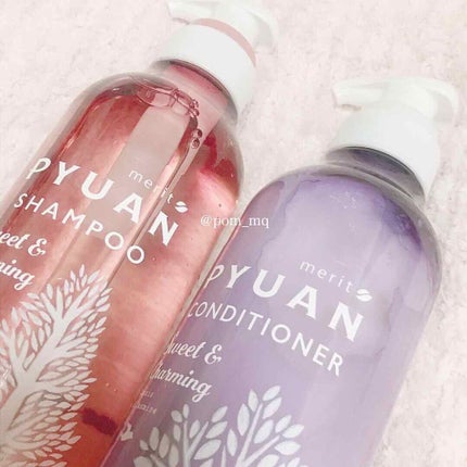 ピュアン PYUAN スウィート&チャーミング シャンプー/コンディショナーのクチコミ「♥PYUAN スウィート&チャーミング
シャンプー/コンディショナー
♥カシス&ジャスミンの香.....」(2枚目)
