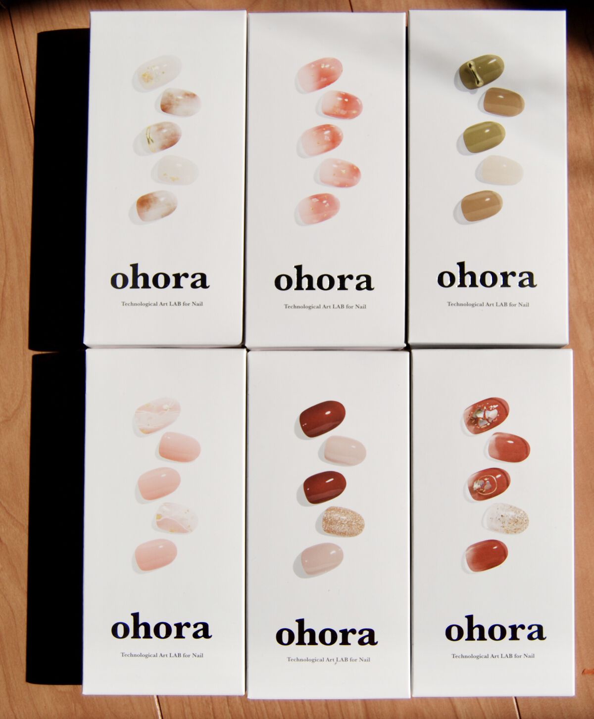 セミキュアジェルネイル（ハンド） ND-047 N Rosewood /ohora/ネイルシールを使ったクチコミ（2枚目）