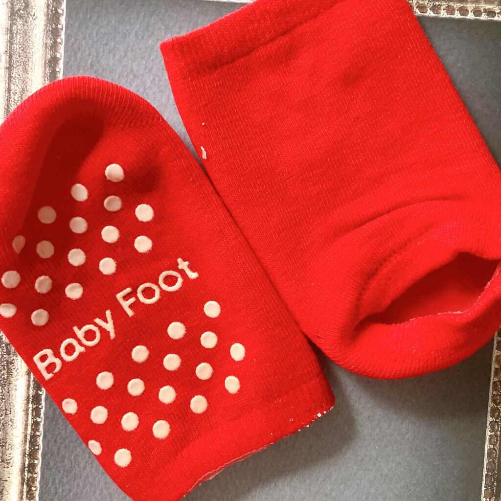 ベビーフット 保湿密封ソックス/ベビーフット/レッグ・フットケアを使ったクチコミ(2枚目)