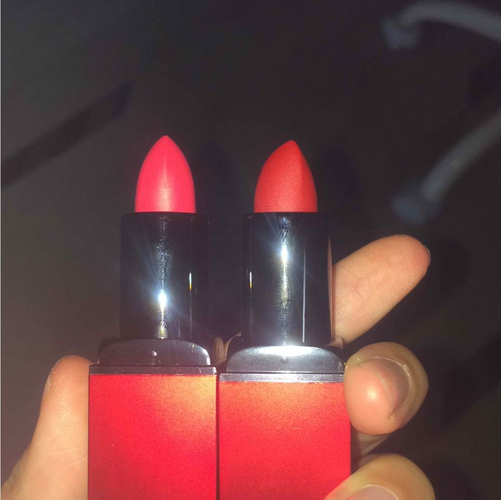 Yuuka|ω・`) on LIPS 「新しく買ったリップです!色は赤とピンクで、とても発色が良いです..」(2枚目)