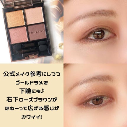 アイカラーレーション/LUNASOL/アイシャドウパレットを使ったクチコミ(4枚目)