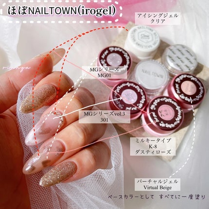 アイシングジェル/NAILTOWN/ジェルネイルを使ったクチコミ(7枚目)