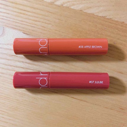 ジューシーラスティングティント/rom&nd/リップティントを使ったクチコミ(1枚目)