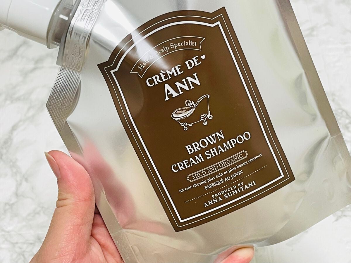 クレムドアン ブラウンクリームシャンプー/creme de Ann/市販シャンプーを使ったクチコミ(4枚目)