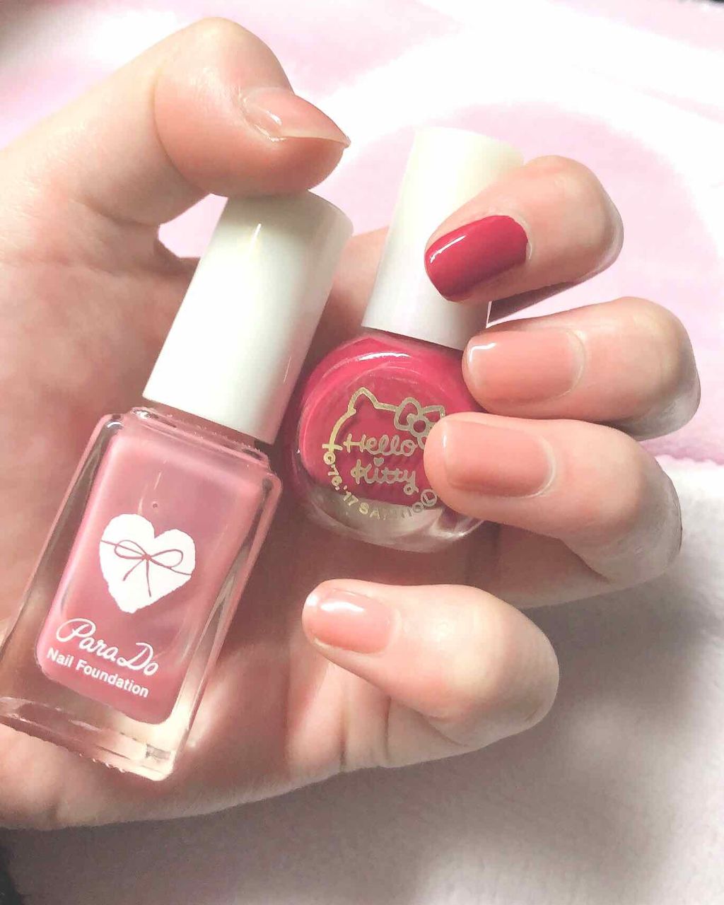 サンリオネイル/DAISO/マニキュアを使ったクチコミ（1枚目）