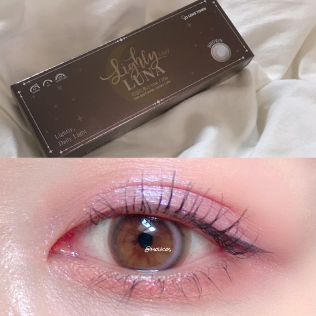Lighly LUNA/THEPIEL/カラーコンタクトレンズを使ったクチコミ（1枚目）
