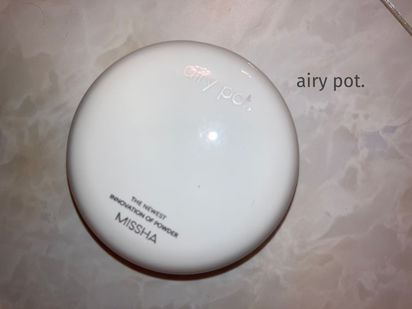 エアリーポット プレストパウダー/MISSHA/プレストパウダーを使ったクチコミ(1枚目)