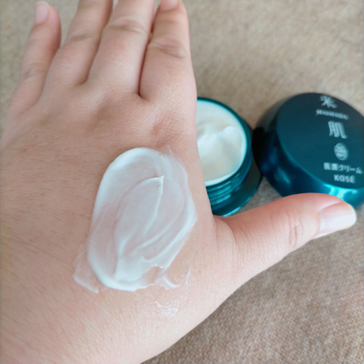 肌潤クリーム/米肌/フェイスクリームを使ったクチコミ（3枚目）