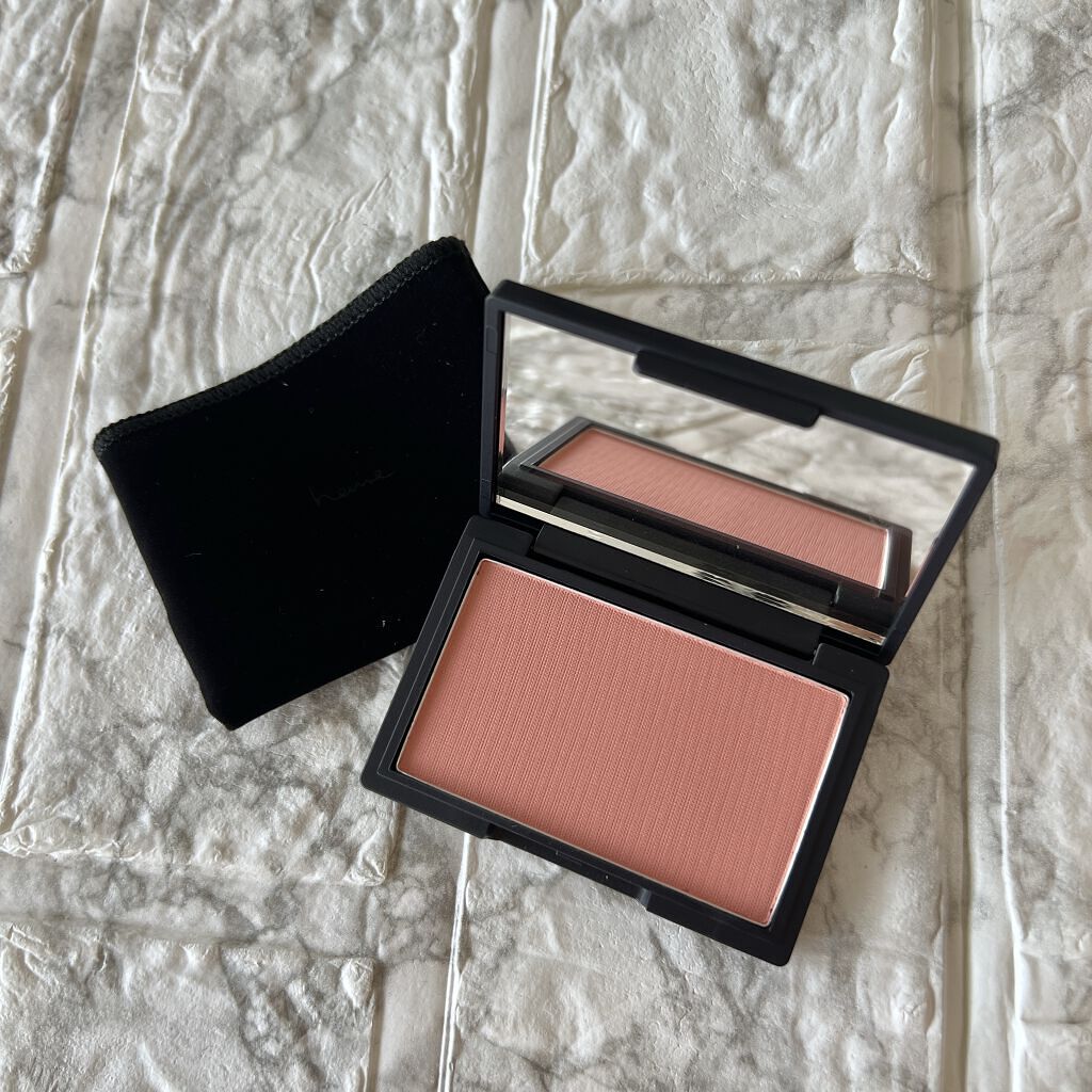 ピュア チーク カラー サンセットコーラル/heme/パウダーチークを使ったクチコミ（3枚目）