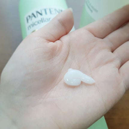 パンテーン PRO-V ミセラー ピュア&モイスト ノンシリコンシャンプー/トリートメントのクチコミ「P&Gジャパンさんの
🌸パンテーンPRO-Vミセラー ピュア&モイスト
地肌と髪をミクロ.....」(3枚目)