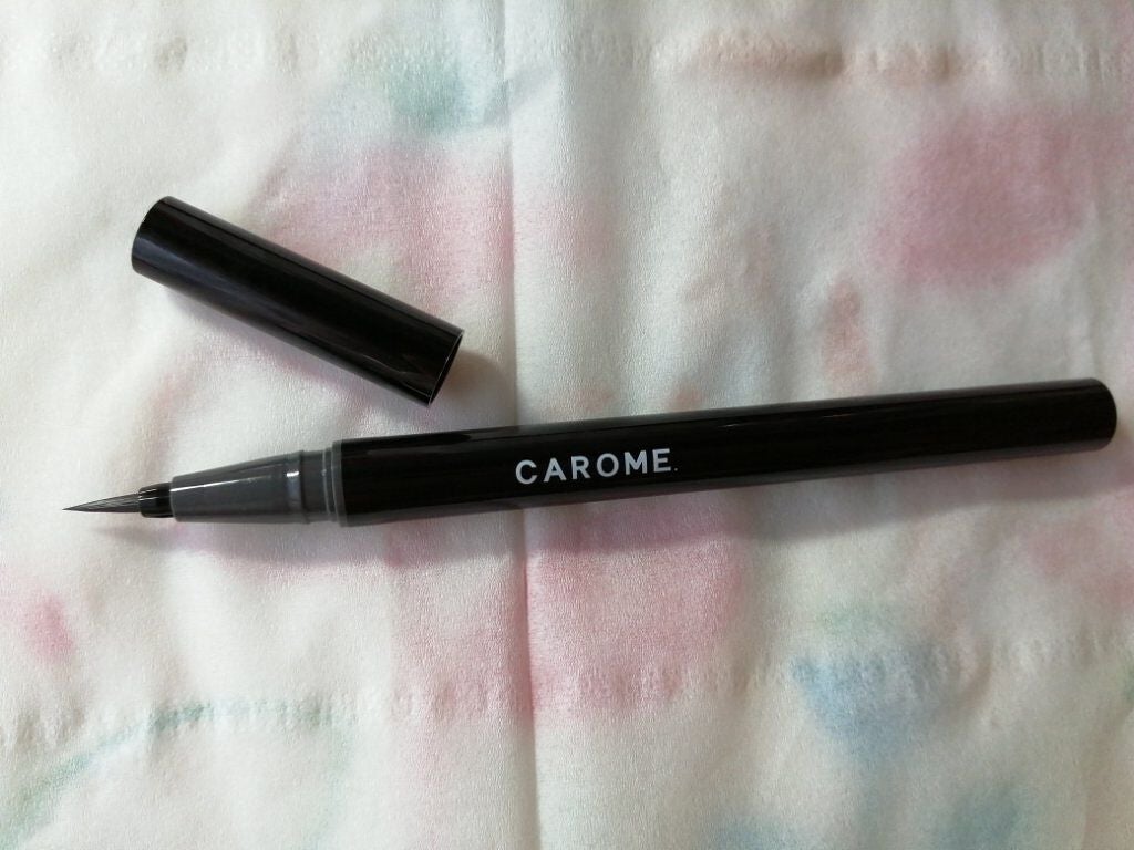 ウォータープルーフ リキッドアイライナー/CAROME./リキッドアイライナーを使ったクチコミ(2枚目)