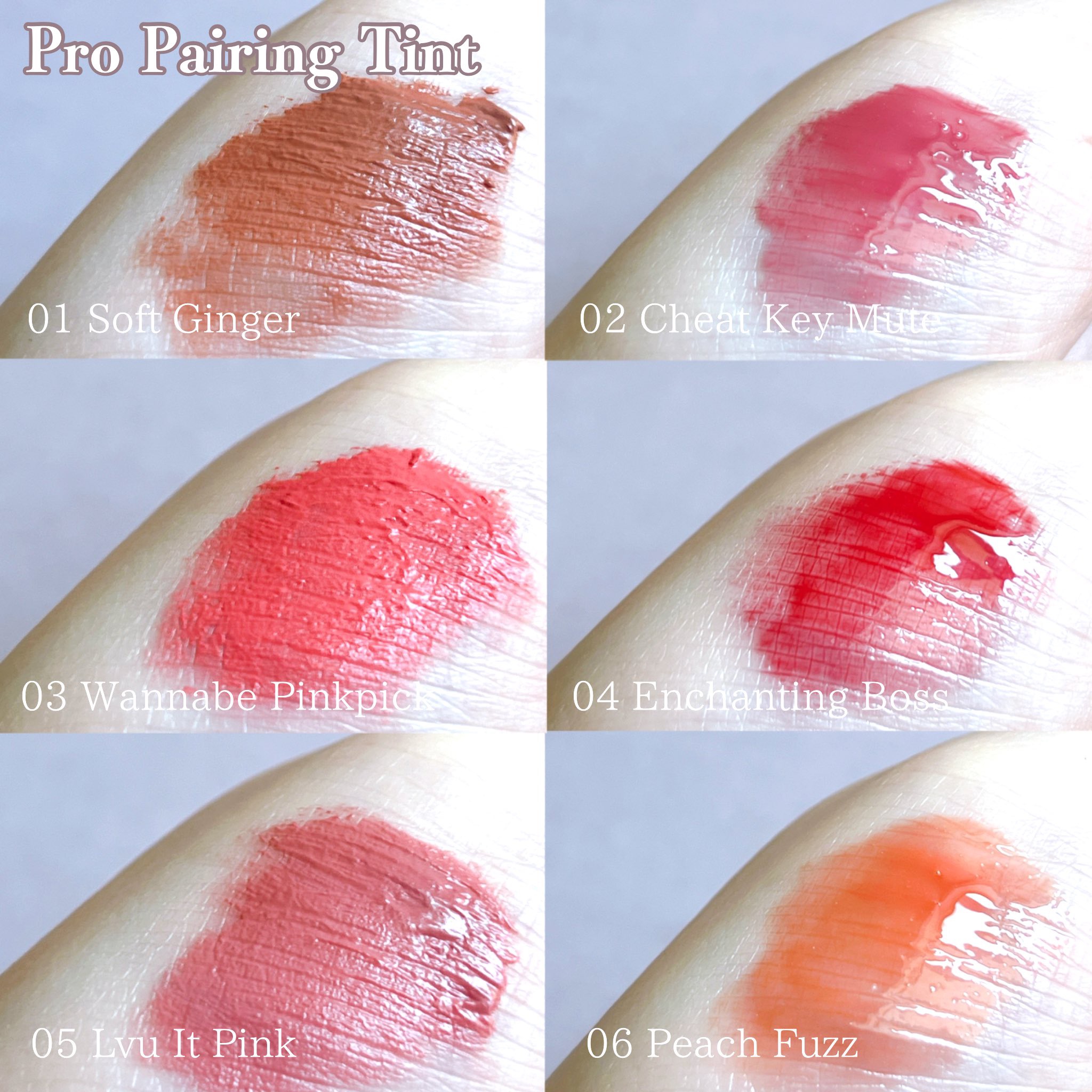 プロペアリングティント 06 Peach Fuzz/moumou/リップティントを使ったクチコミ（3枚目）