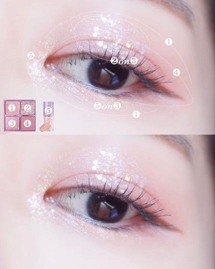 グリーミングアイグリッター/IBIM/グリッターを使ったクチコミ(8枚目)