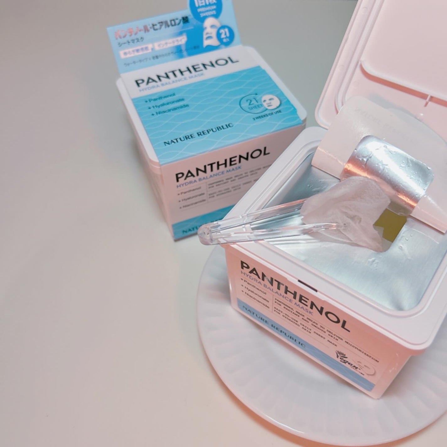 キューブマスク パンテノール/ネイチャーリパブリック/シートマスク・パックを使ったクチコミ(6枚目)