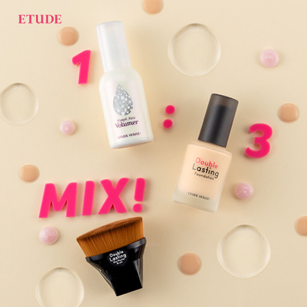 ダブルラスティング スキンマスターブラシ/ETUDE/メイクブラシを使ったクチコミ（1枚目）