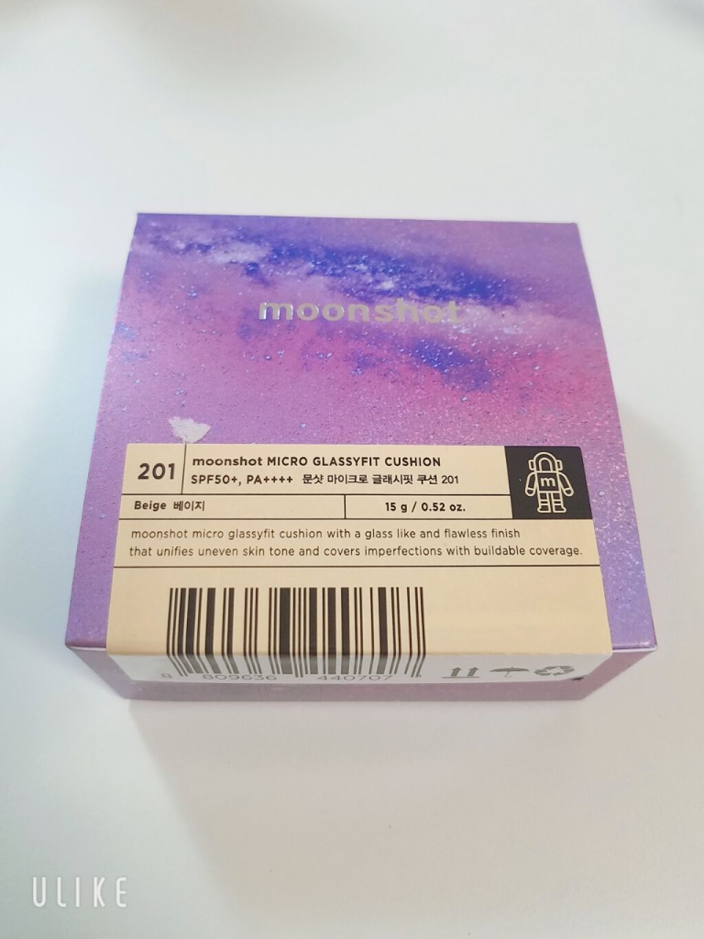 Micro Glassyfit Cushion-3 Colours/moonshot/クッションファンデーションを使ったクチコミ(1枚目)