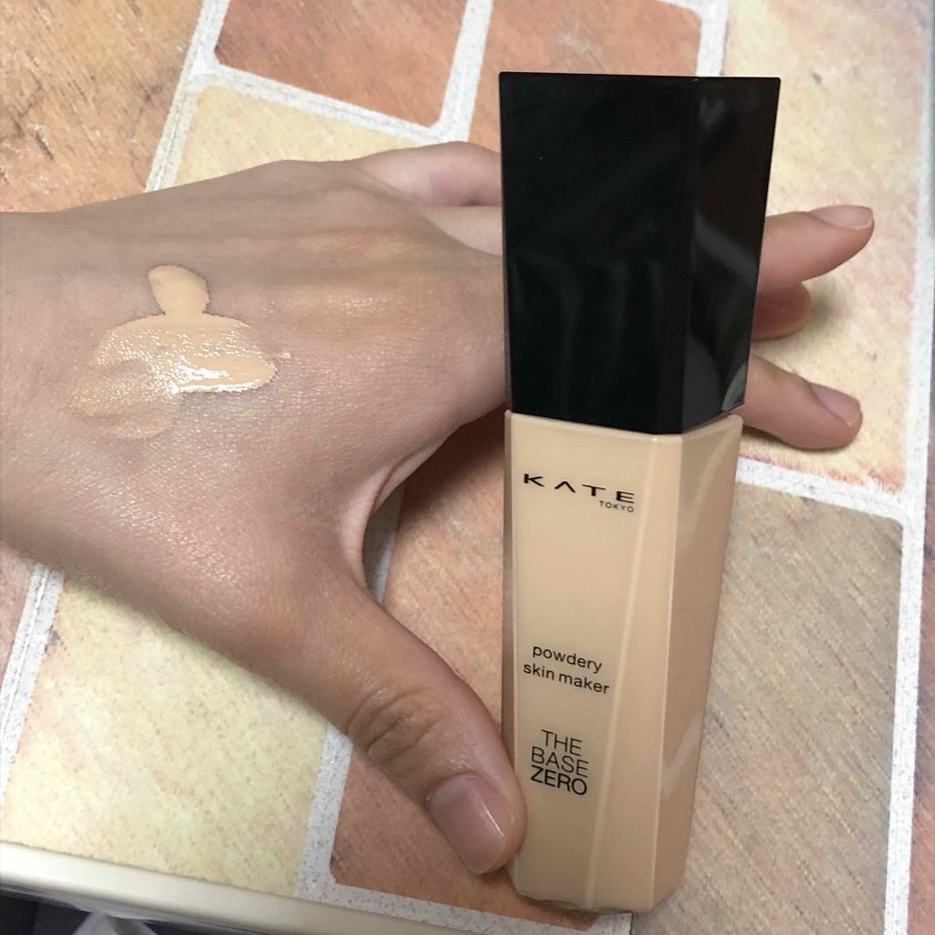 パウダリースキンメイカー/KATE/リキッドファンデーションを使ったクチコミ（1枚目）