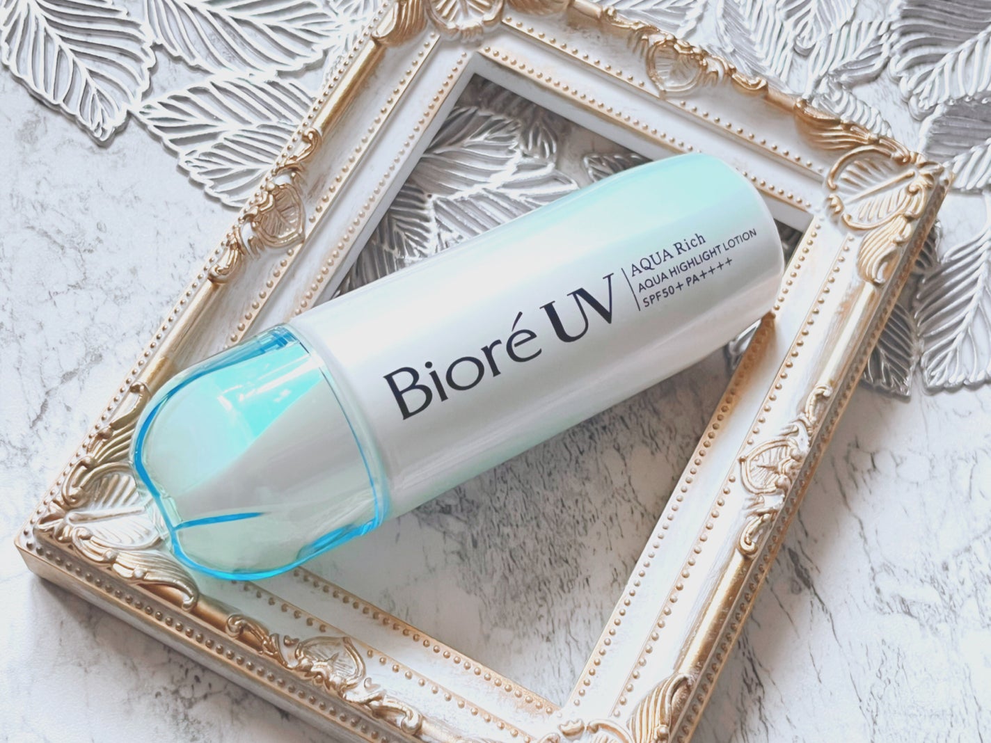 ビオレUV アクアリッチ アクアハイライトローション(水層ハイライトUV)/ビオレ/日焼け止めローションを使ったクチコミ(1枚目)